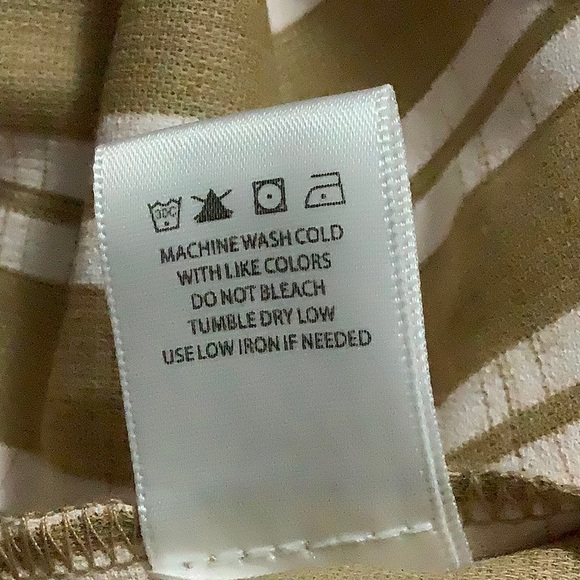 Windsor Women’s Stripe Long Tiered Spaghetti Strap Dress Size Medium - Picture 11 of 11